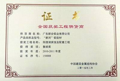 新河铝材闪耀门窗展，斩获多项国家级大奖包括